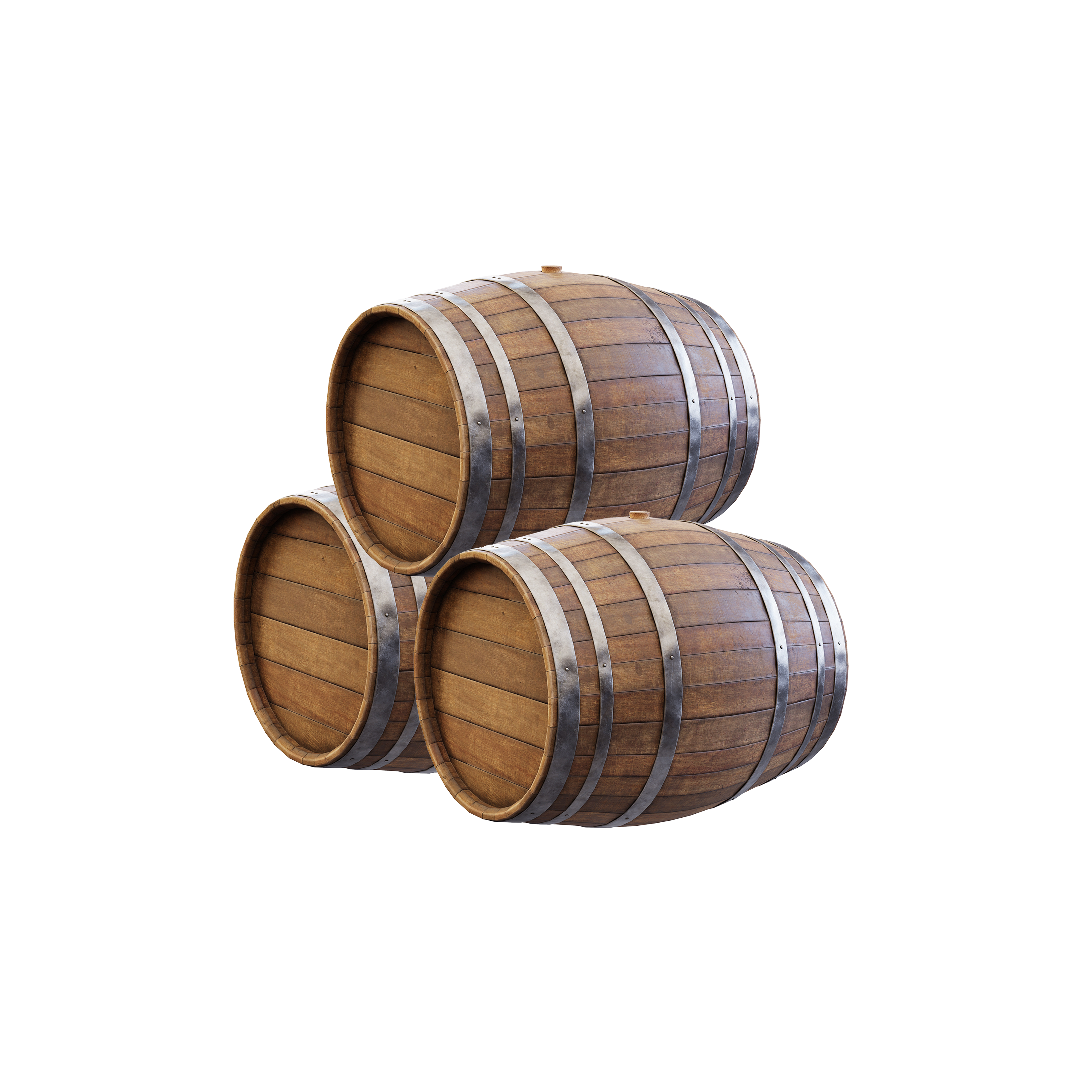3 × 225L Barrels