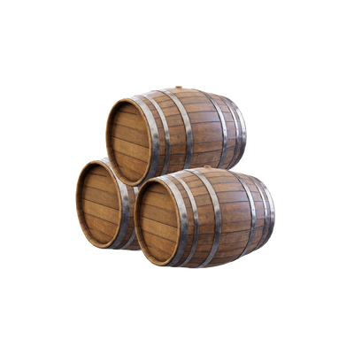 3 × 225L Barrels